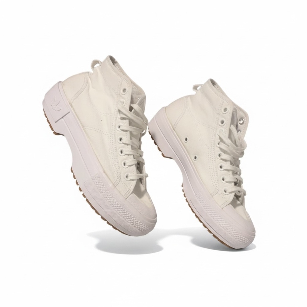 adidas Originals Off-White High-Top Sneakers